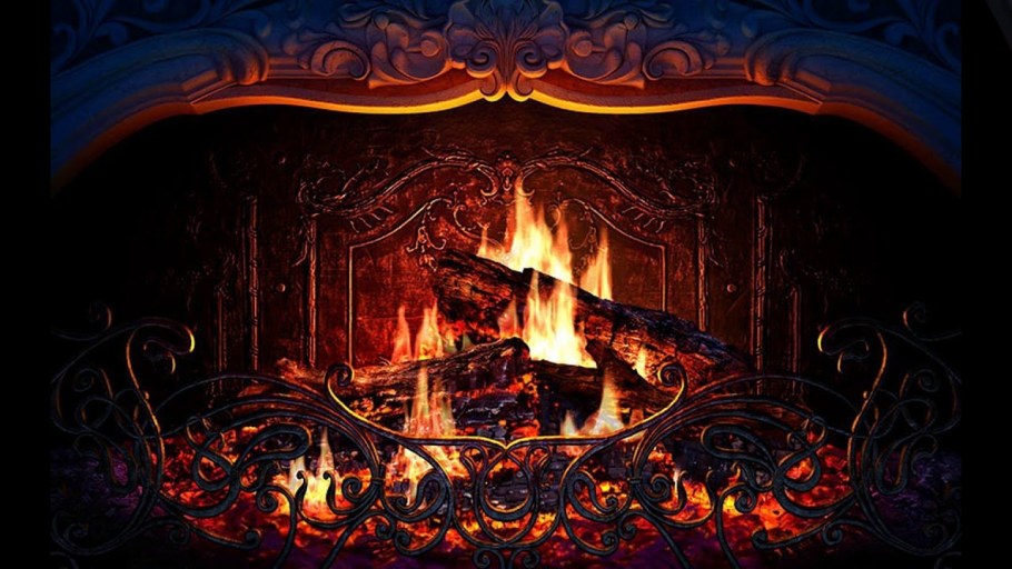 Фотообои камин