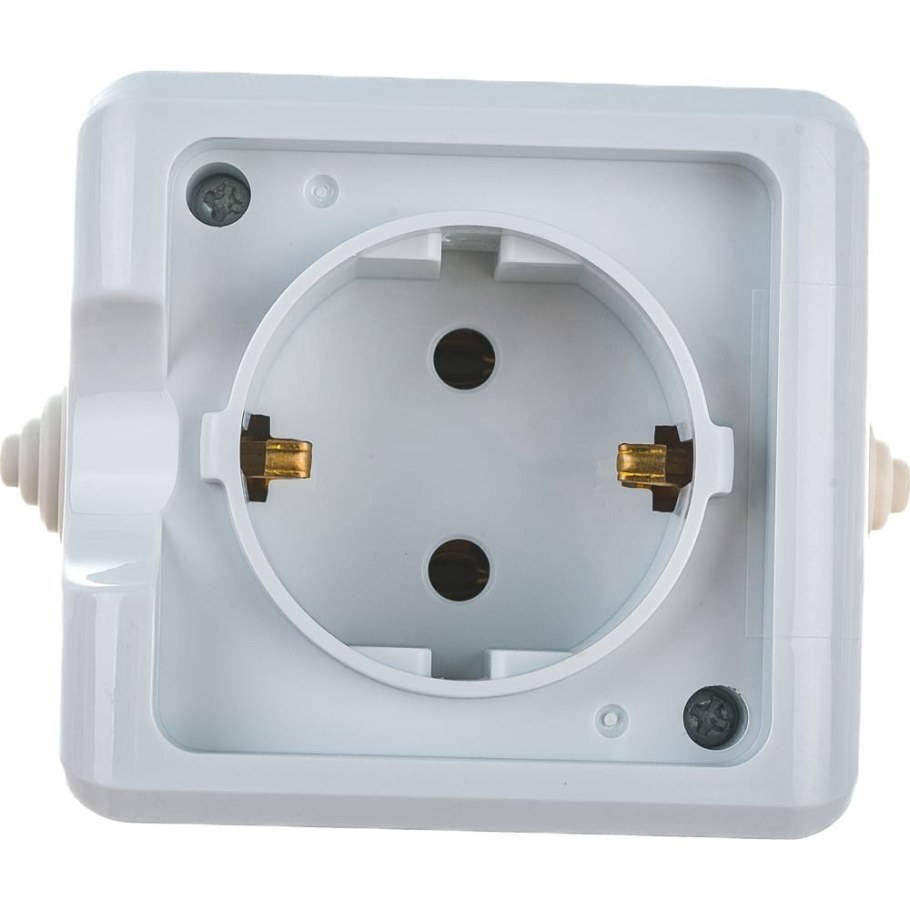 Розетка одноместная 2х полюсная