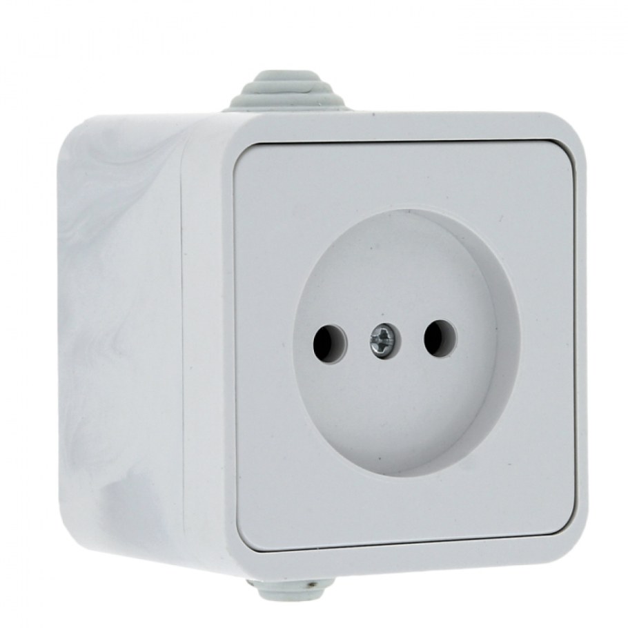 Розетка 1м ОП 10а