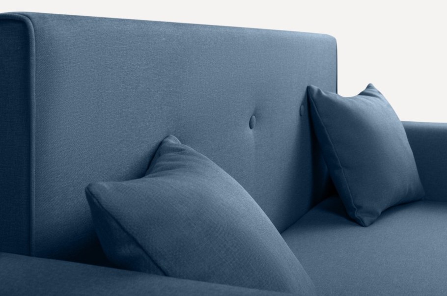 Кровать Одли 180 Textile Navy Blue