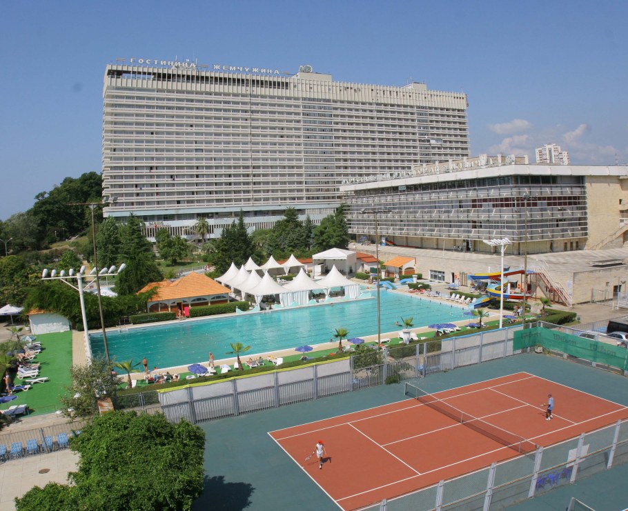 Гранд отель Жемчужина Сочи зимой