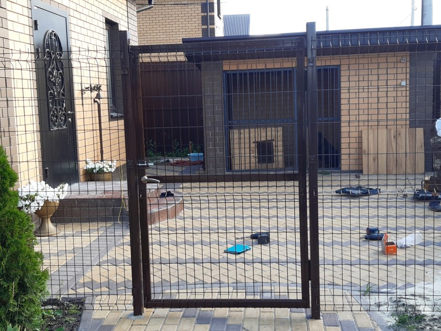 3д ограждения частный дом