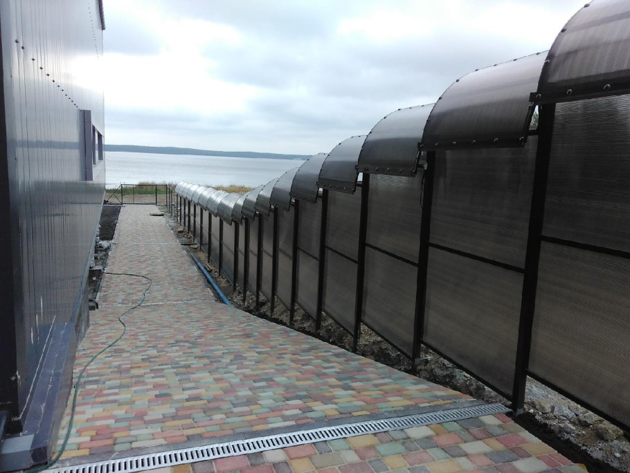 Забор поликарбонат