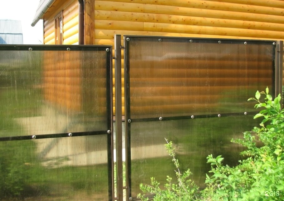 Прозрачный забор