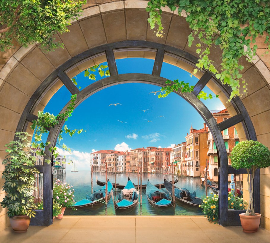 Фотообои арка в Венеции