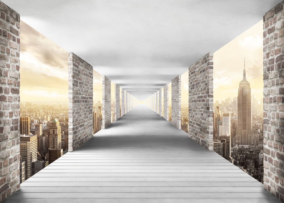 Фотообои 3d New York tonnel