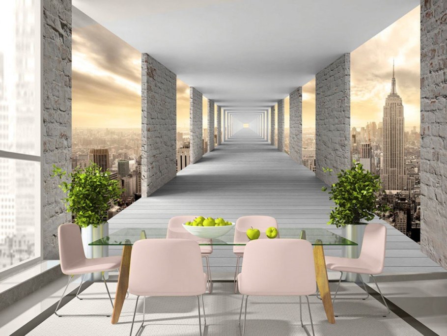 Фотообои в интерьере