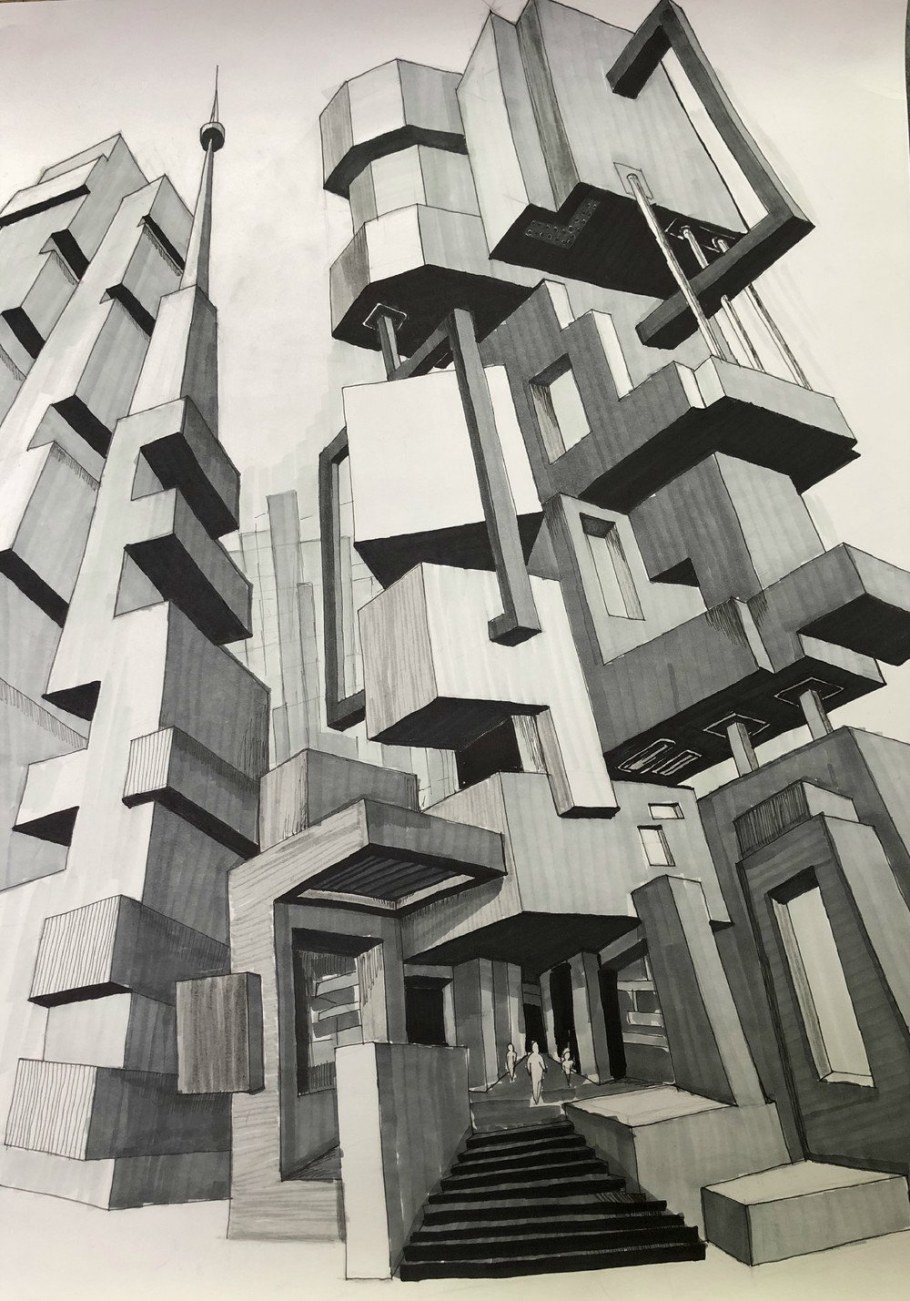 АРХИГРАФИКА архитектурная фантазия