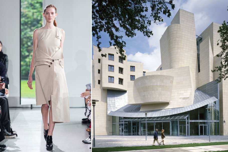 Архитектура Фрэнка Гери мода фешн Вик