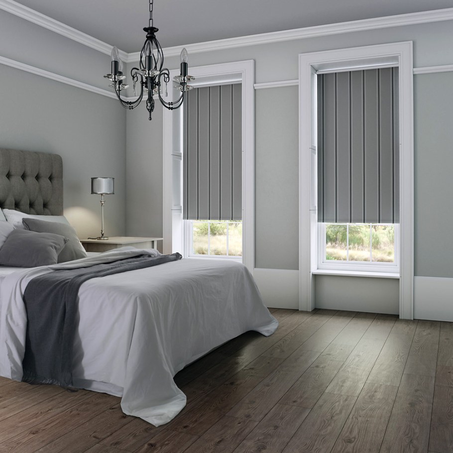 Жалюзи в серую комнату