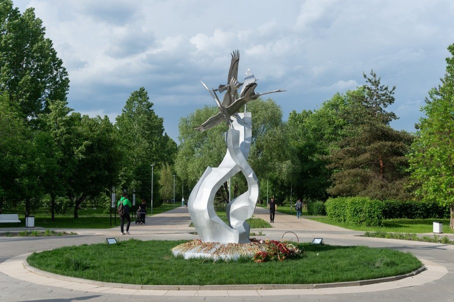 Журавли парк Отрадное