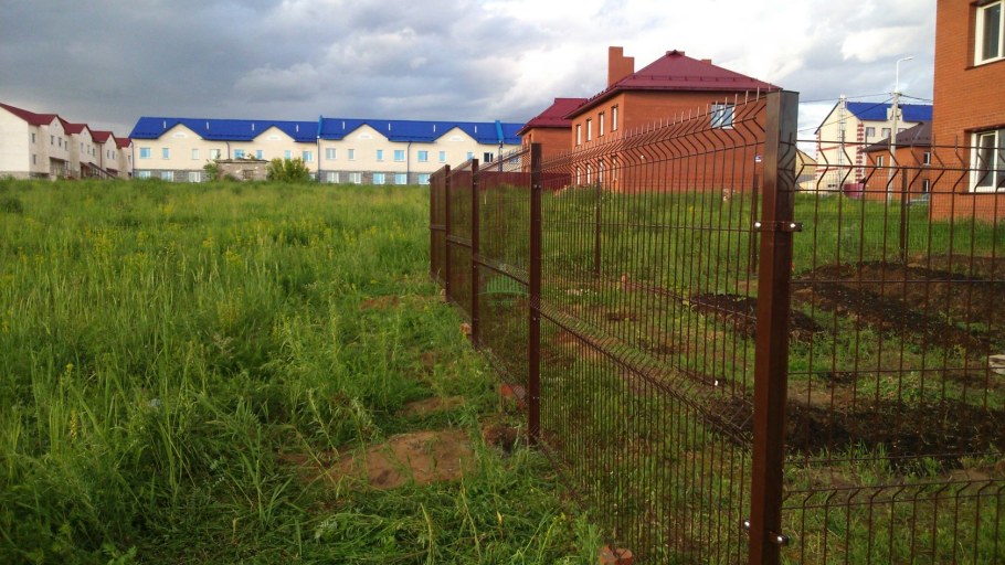 3д забор коричневый