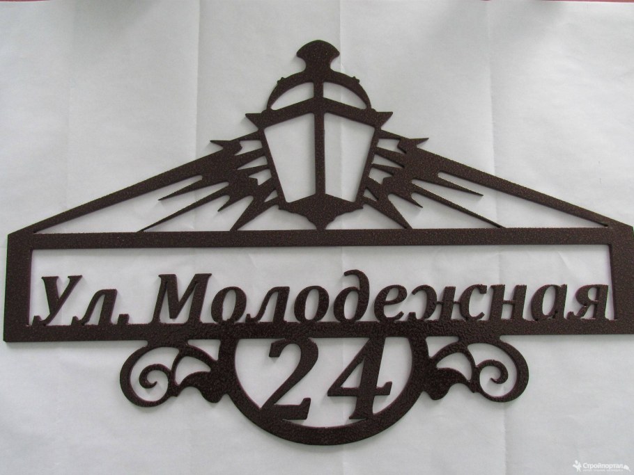 Адресная табличка плазма