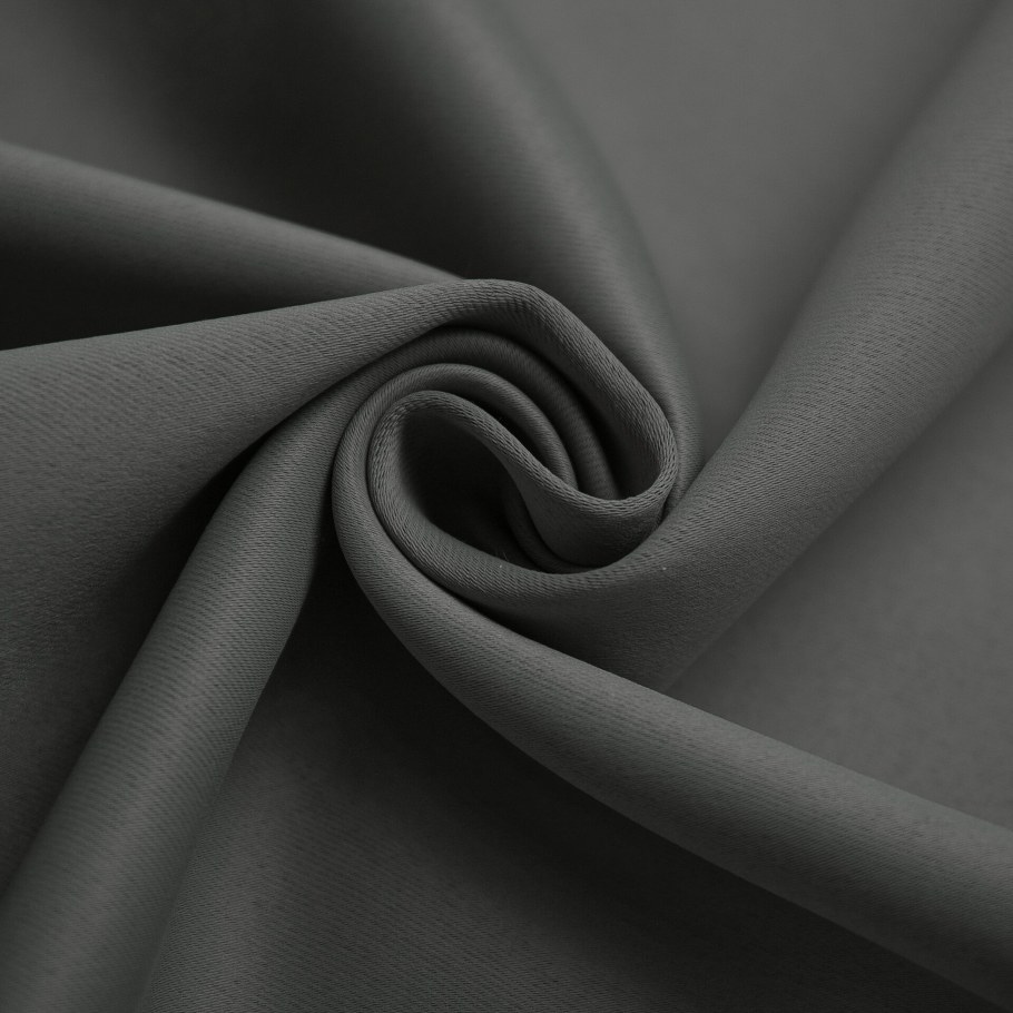 Блэкаут тиснение лен серый 280 см