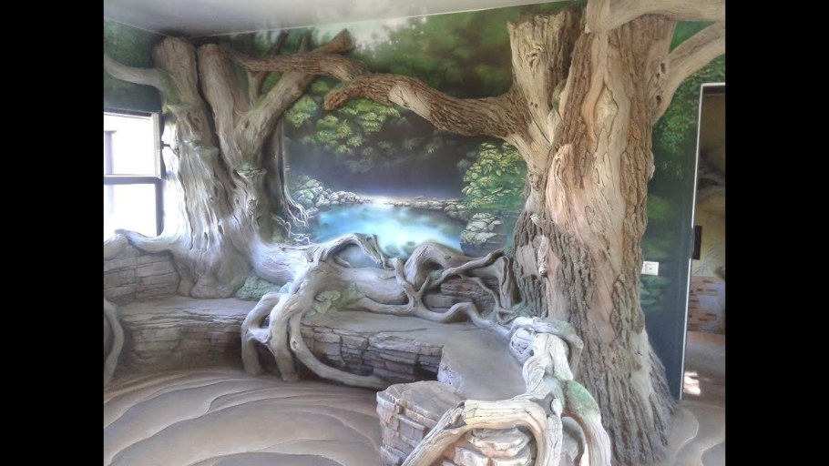 Дерево из арт бетона