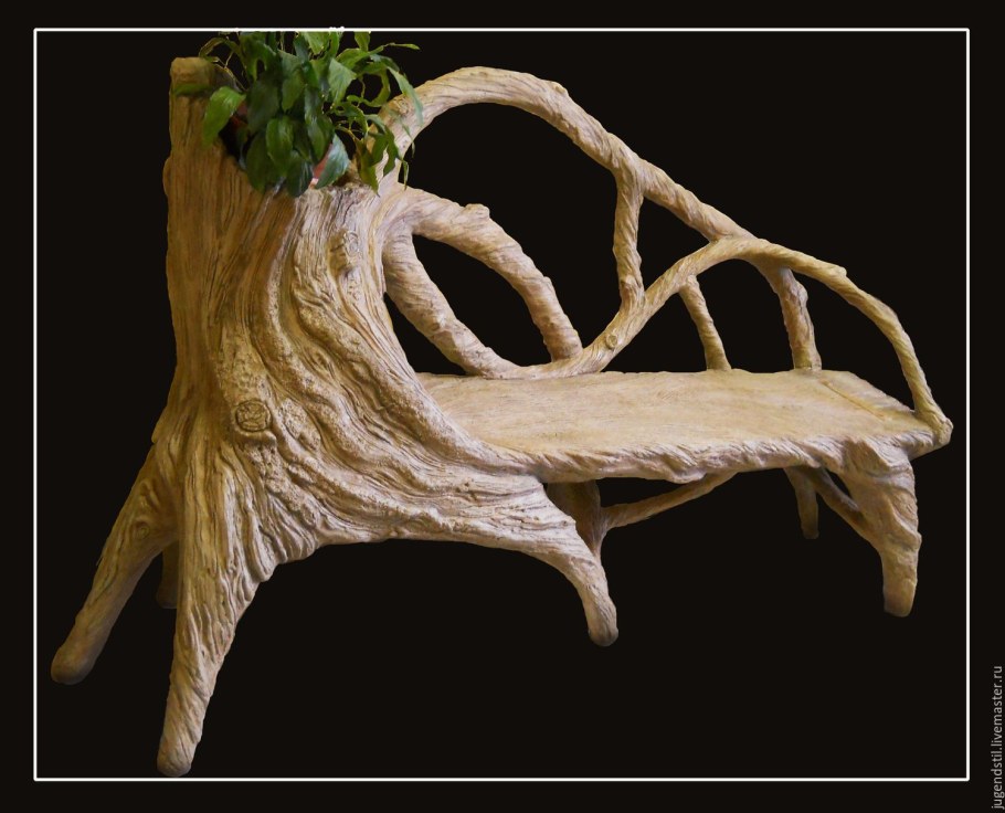 Скамейки из артбетона