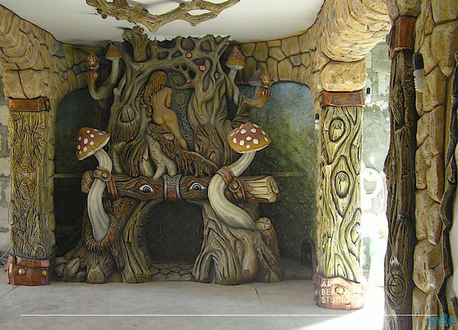 Декорации из арт бетона