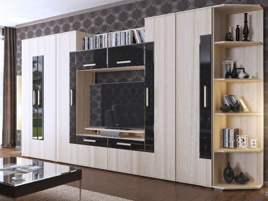 Стенка модульная Кристалл 1.1