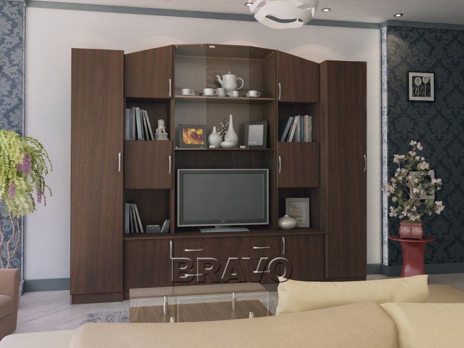 Стенка Макарена орех