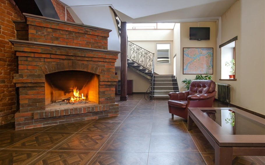 Фото дом глухих в СПБ каминный зал