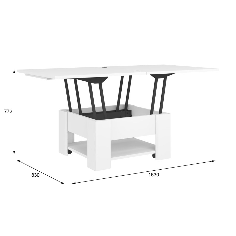 Стол трансформер Летиция лазурит