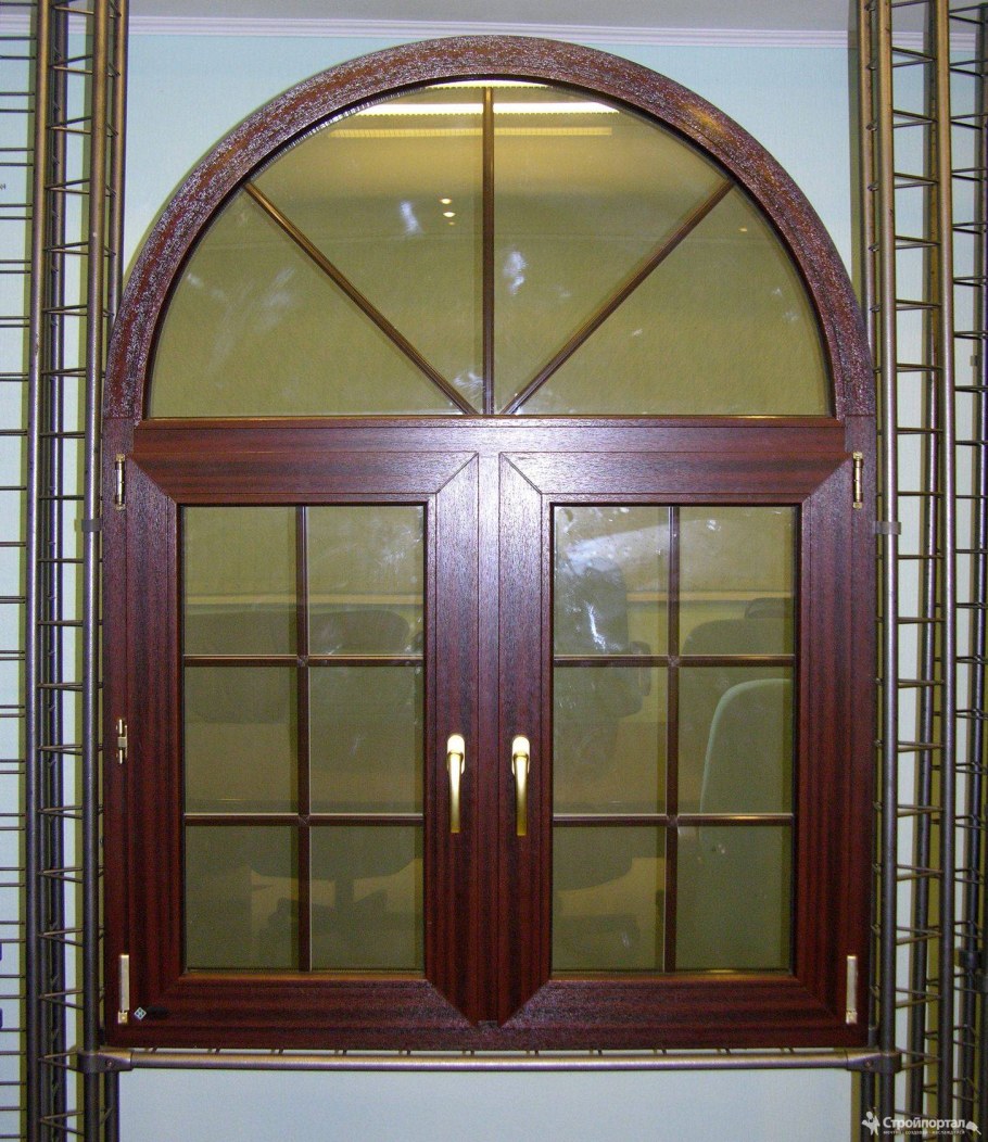 Арочные окна пластиковые