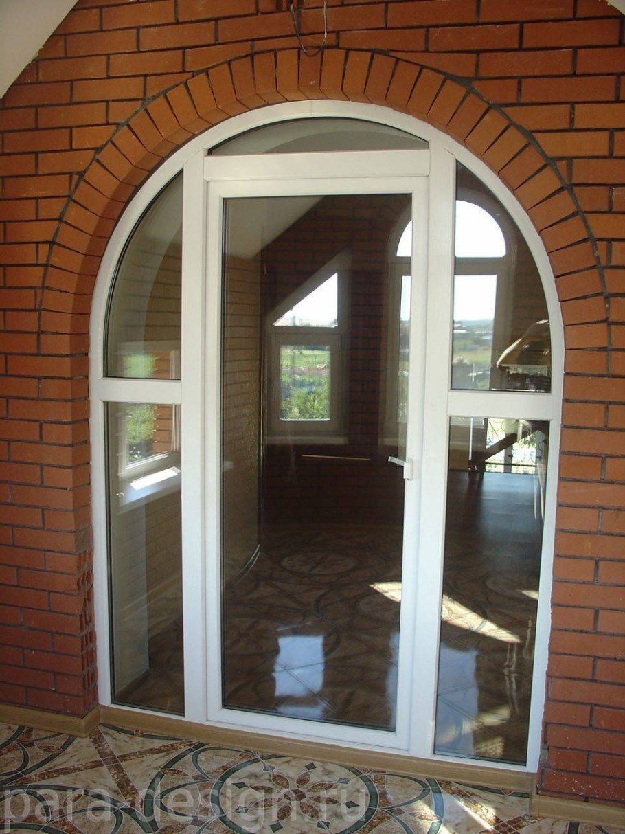 Арочные пластиковые двери