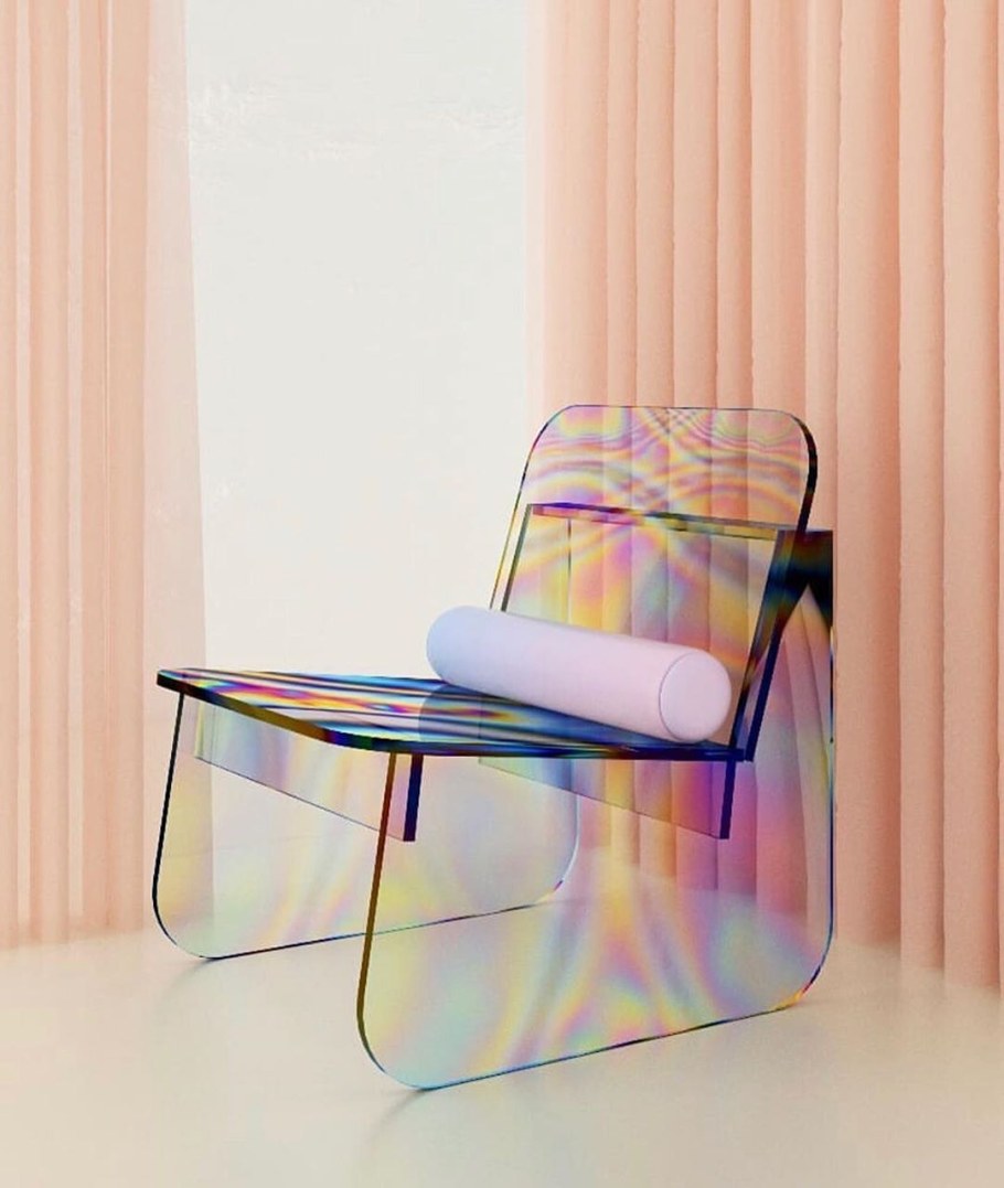 Кресло из оргстекла
