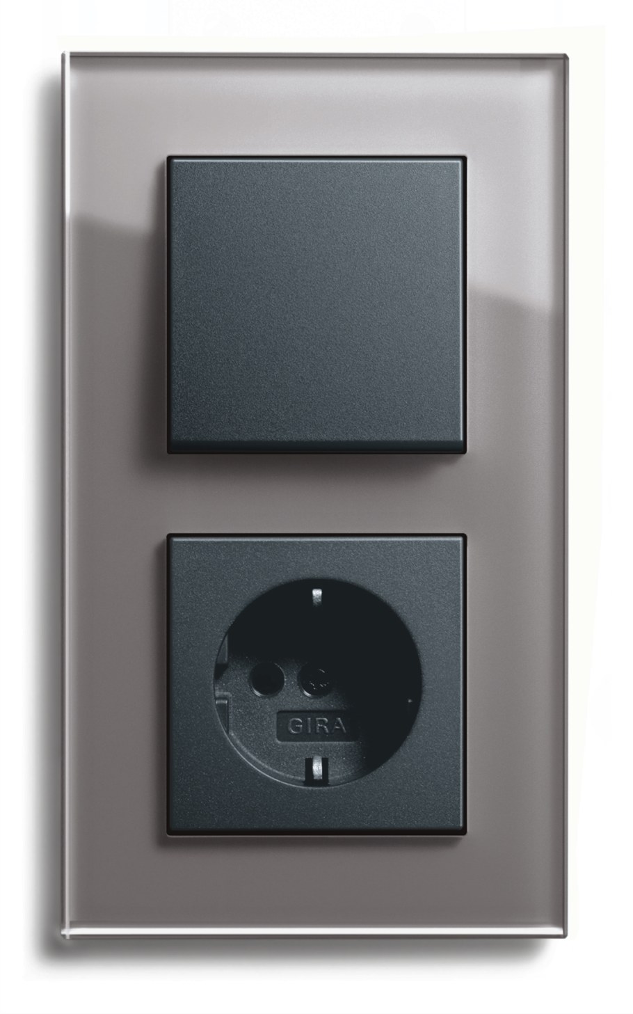 Gira Esprit дымчатое стекло