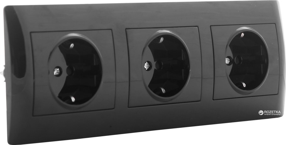 As523 Schuko-розетка тройная