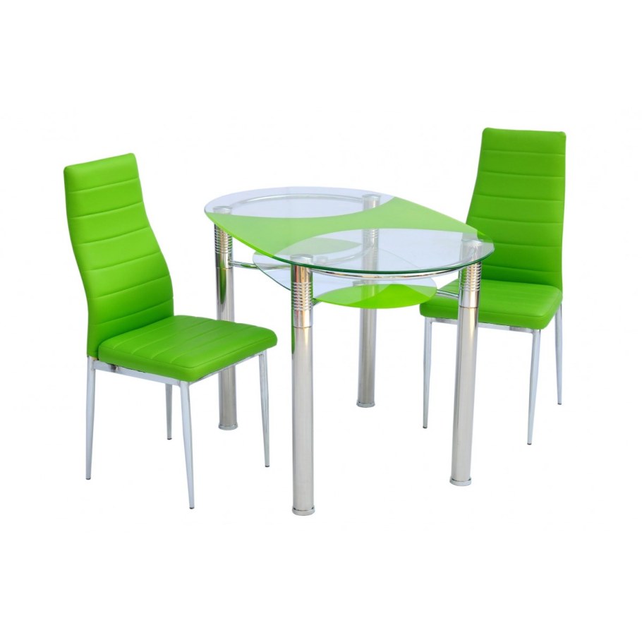 Стол зеленый кухонный