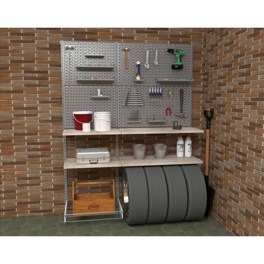 Полки в гараже