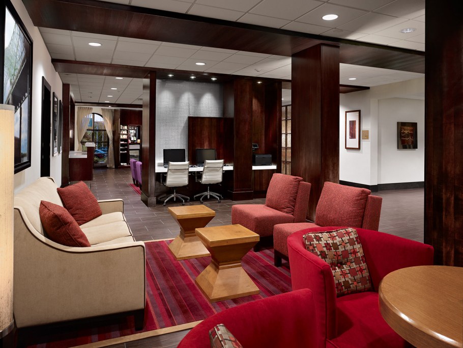 Холл гостиницы в Мемфис