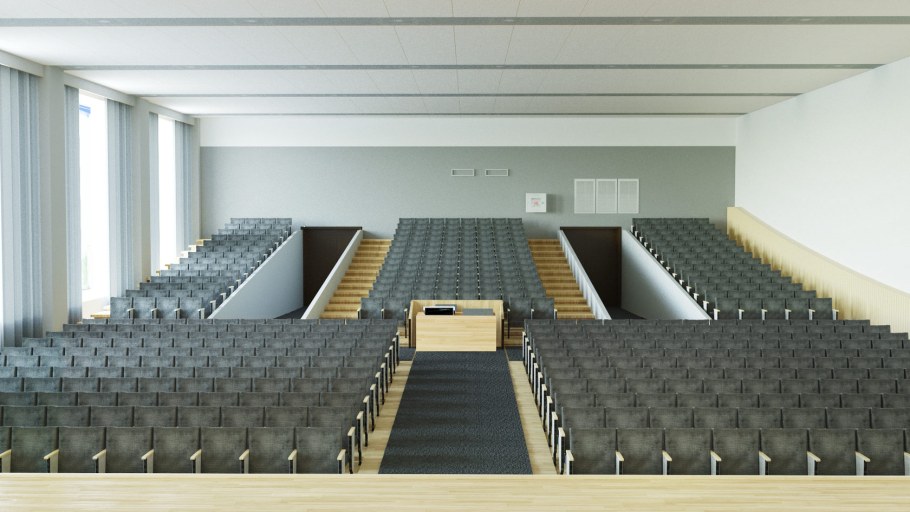 Актовый зал вид сверху