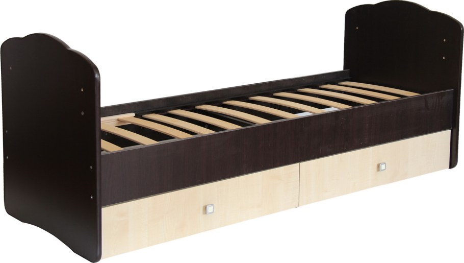 Кровать Фея 2100 венге-клён