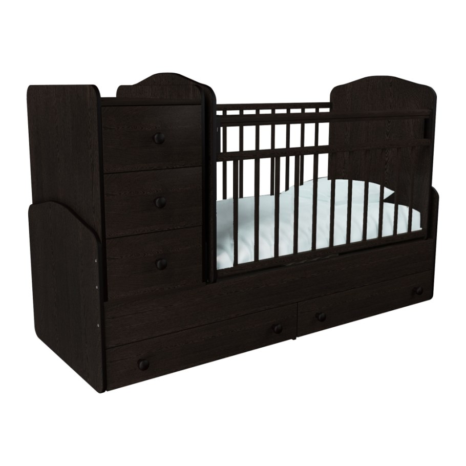 Детская кроватка трансформер папа Карло 1