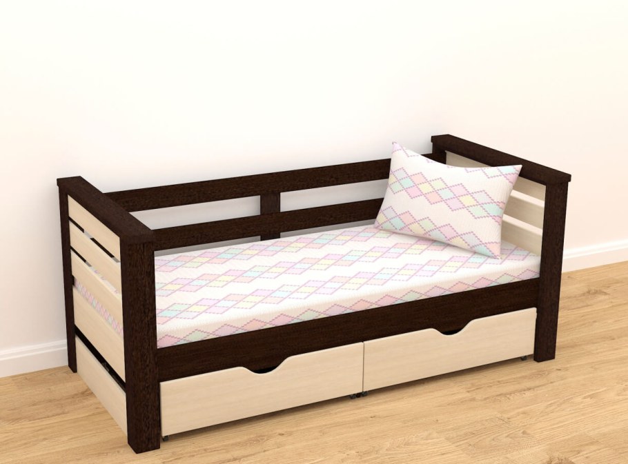 Кровать Маша 80х190 с ящиками