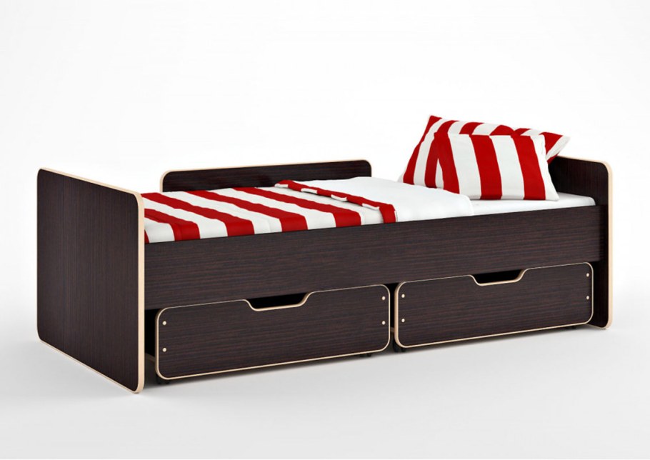 Детская кровать Легенда 14.1 белая