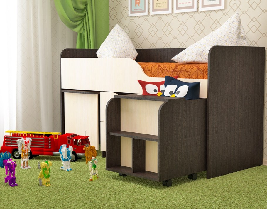 Кровать гномик пирамида