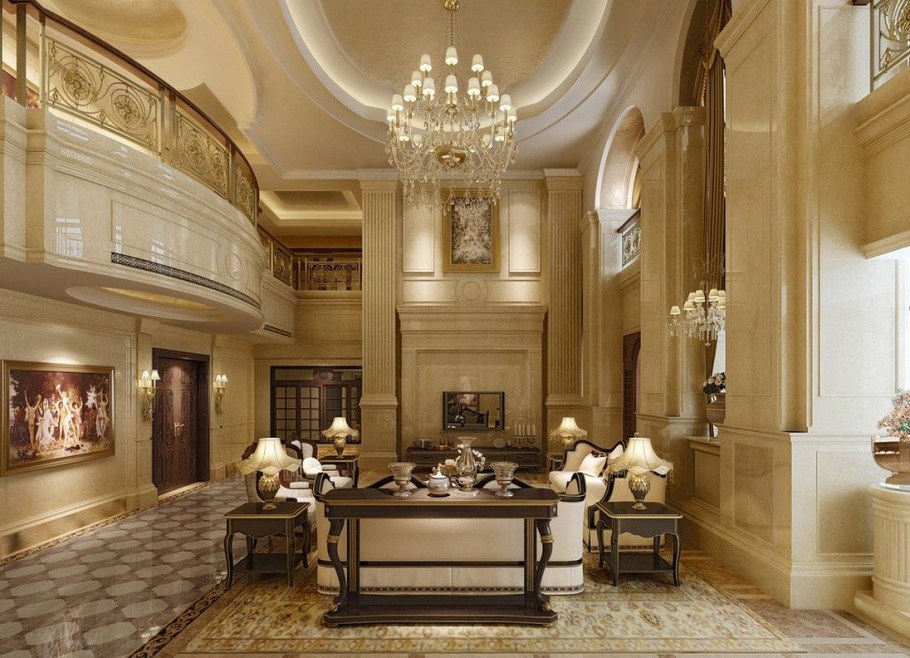 Интерьер особняка в классическом стиле