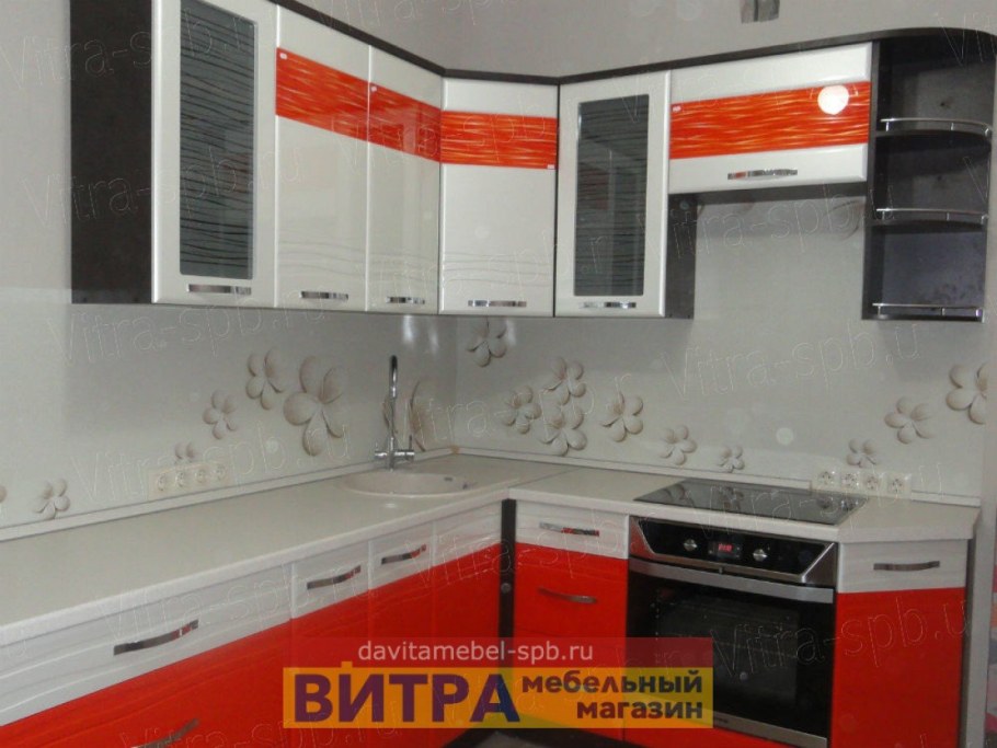 Кухня оранж 9 DAVITA мебель от фабрики Витра