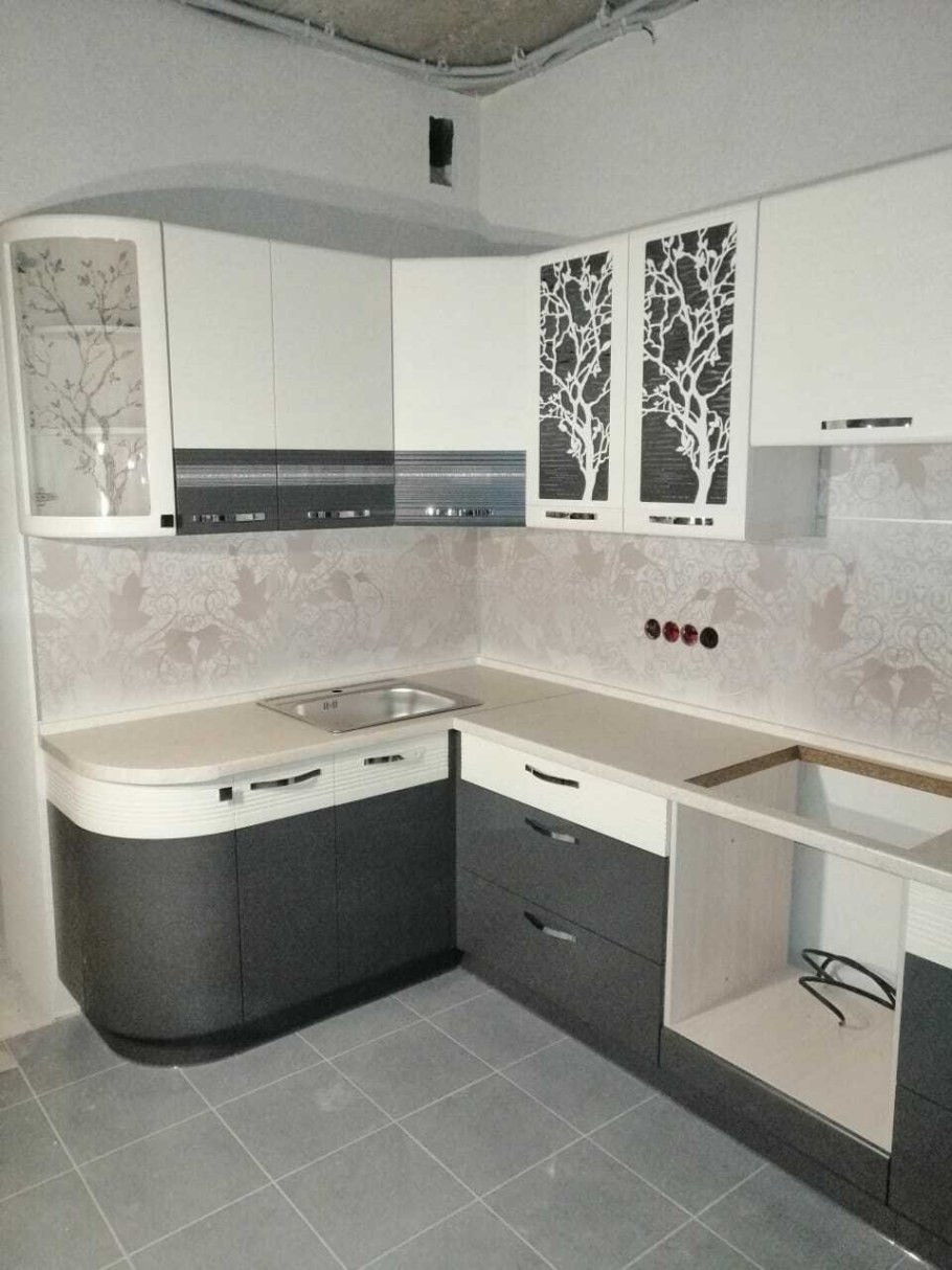 Кухня графит Давита