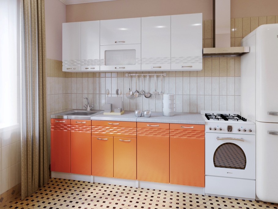 Кухня оранж Давита
