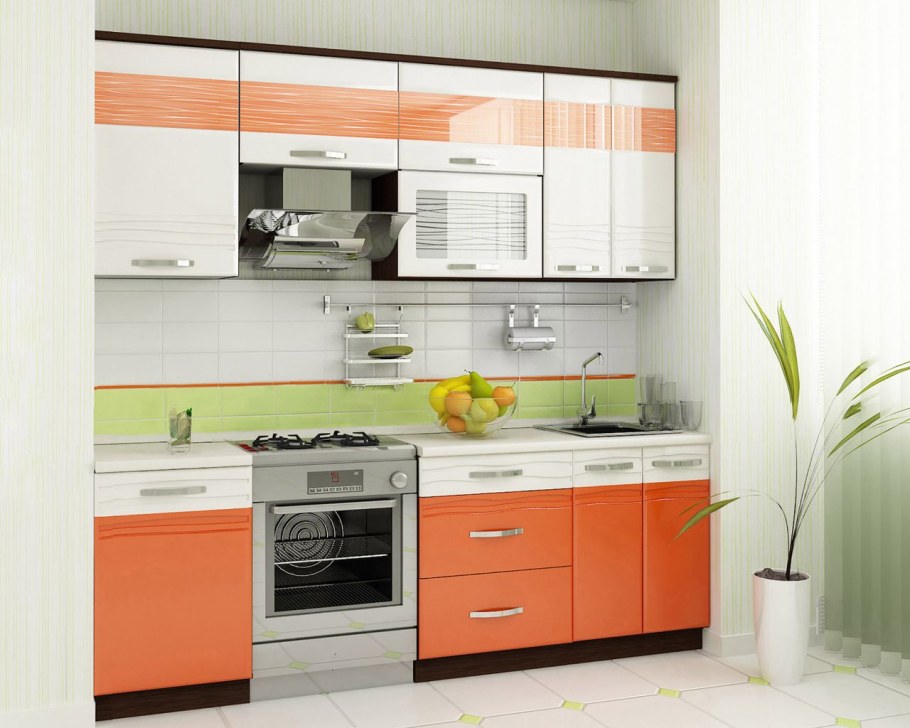 Кухня оранж 9