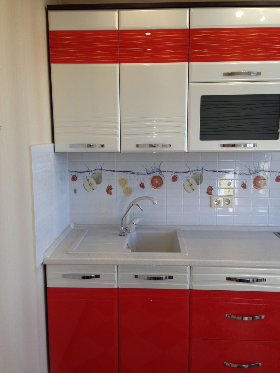 Кухня оранж Давита мебель