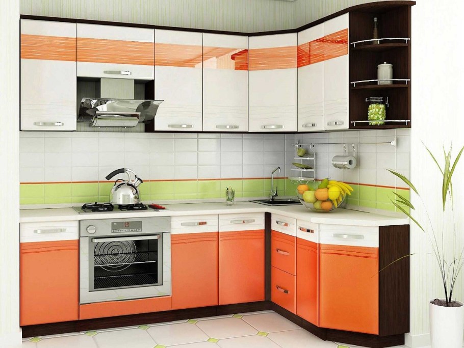 Кухня Витра оранж