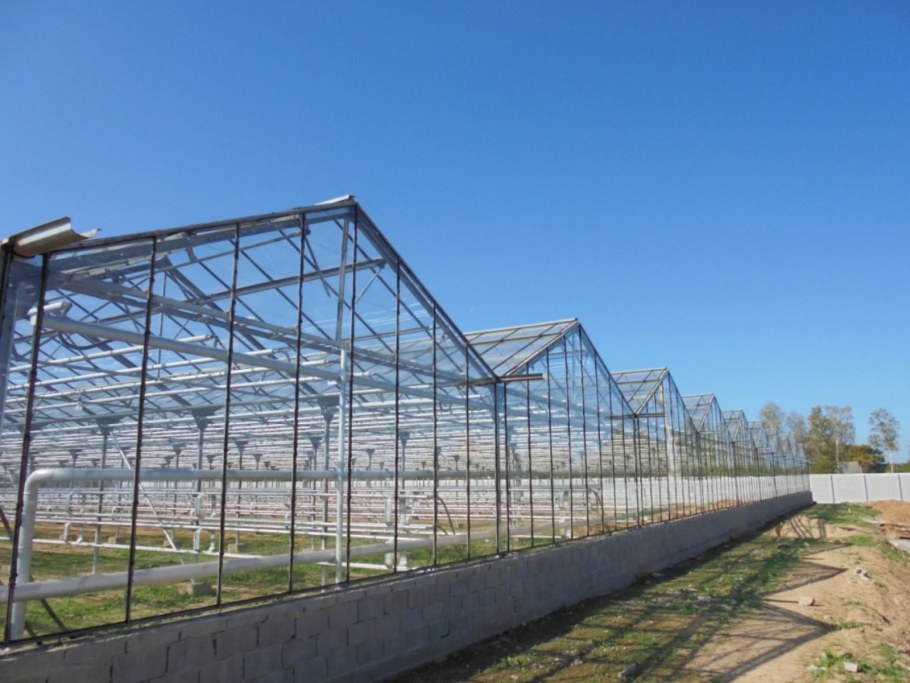 Промышленная теплица антрацит