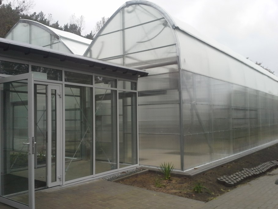 Промышленная теплица антрацит
