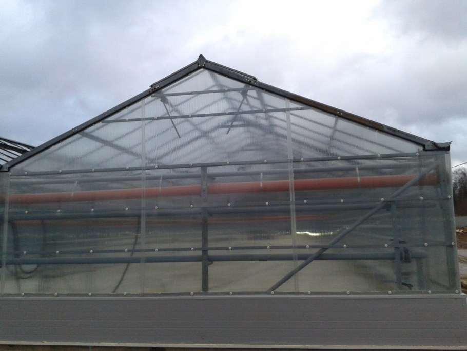 Промышленная теплица антрацит