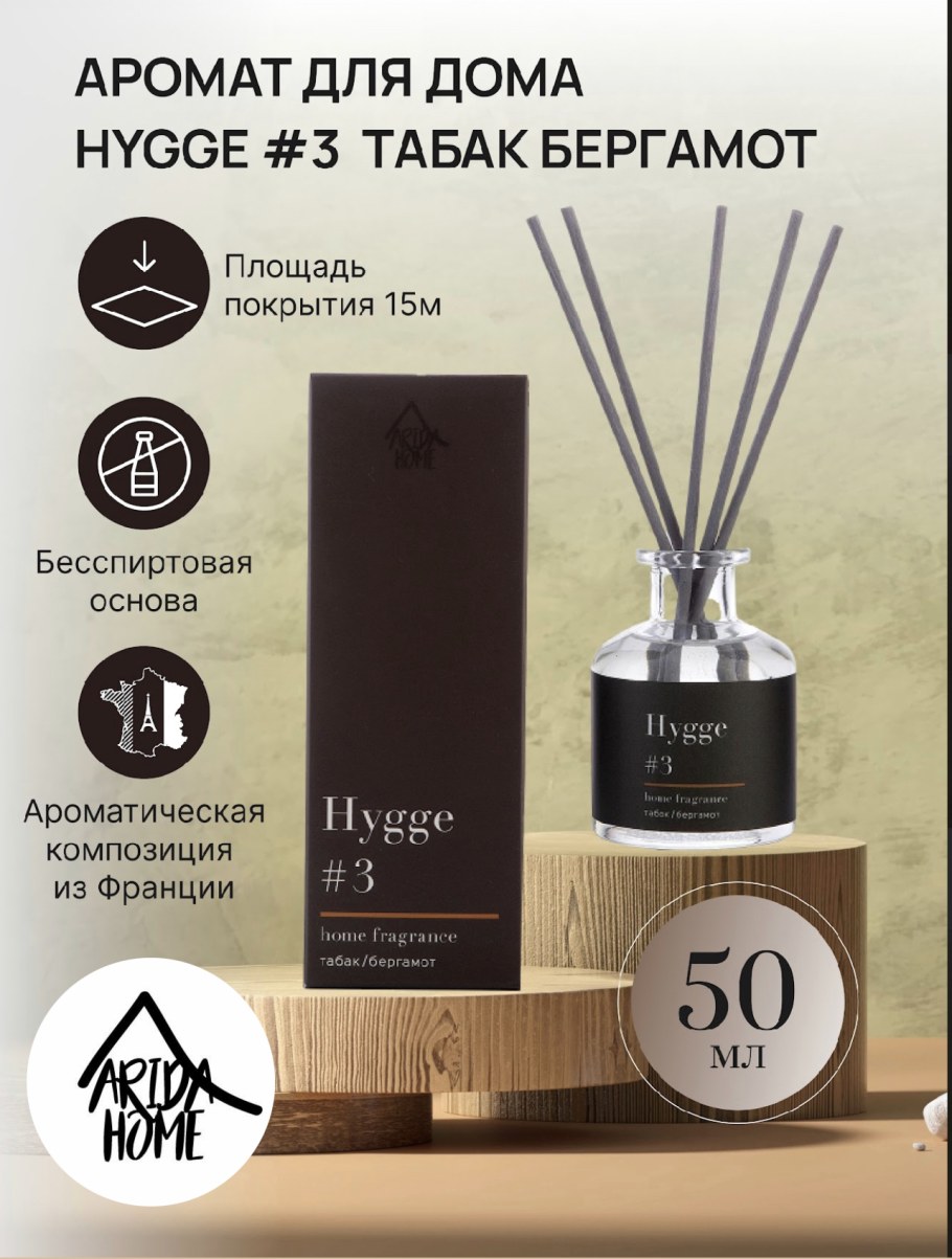 Ароматический диффузор Arida Home яблоко, 50 мл